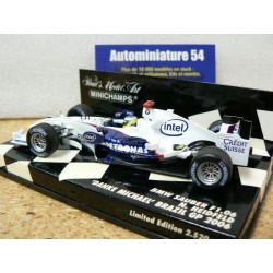 2006 Sauber BMW F1 06 Heifled " Danke Michael "Brazil GP 400060316 Minichamps