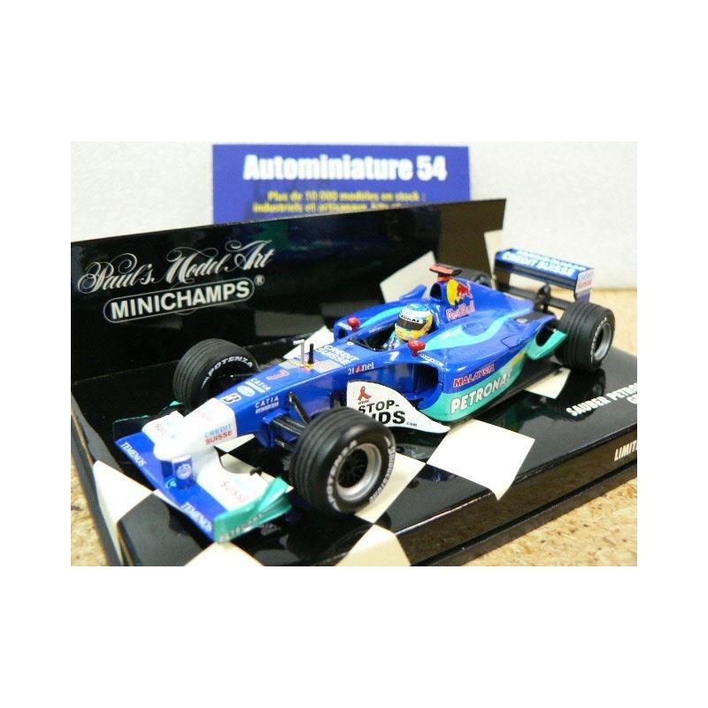 2002 Sauber Petronas C21 Heifeld USA 400020107 Minichamps