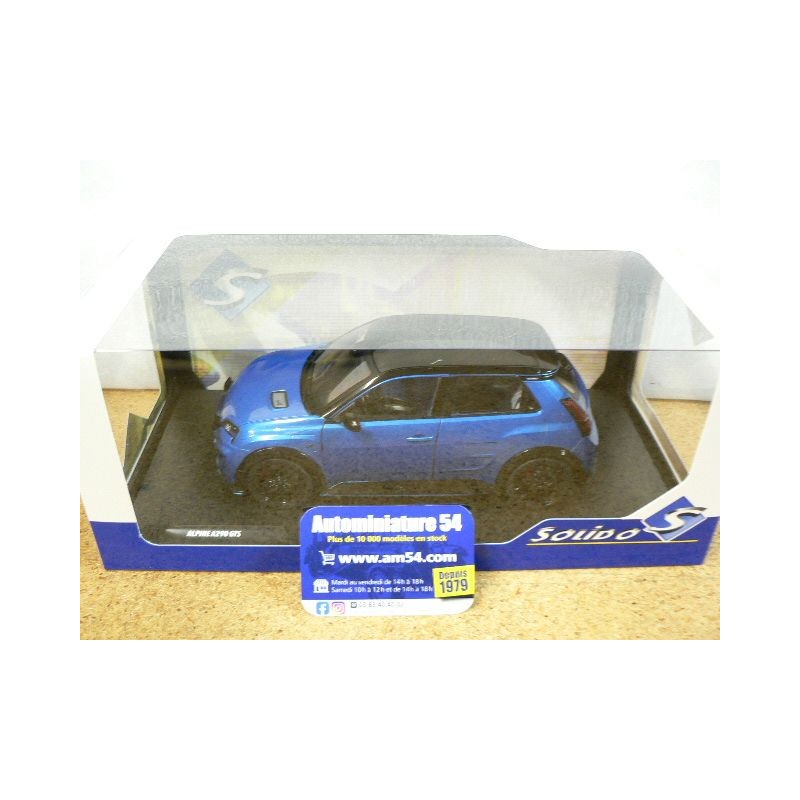 Alpine Renault A290 GTS Bleu Alpine 2024 S1802601 Solido