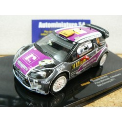 2011 Citroen DS3 WRC n°14 Merksteijn - Mombaerts Germany RAM480 Ixo Model