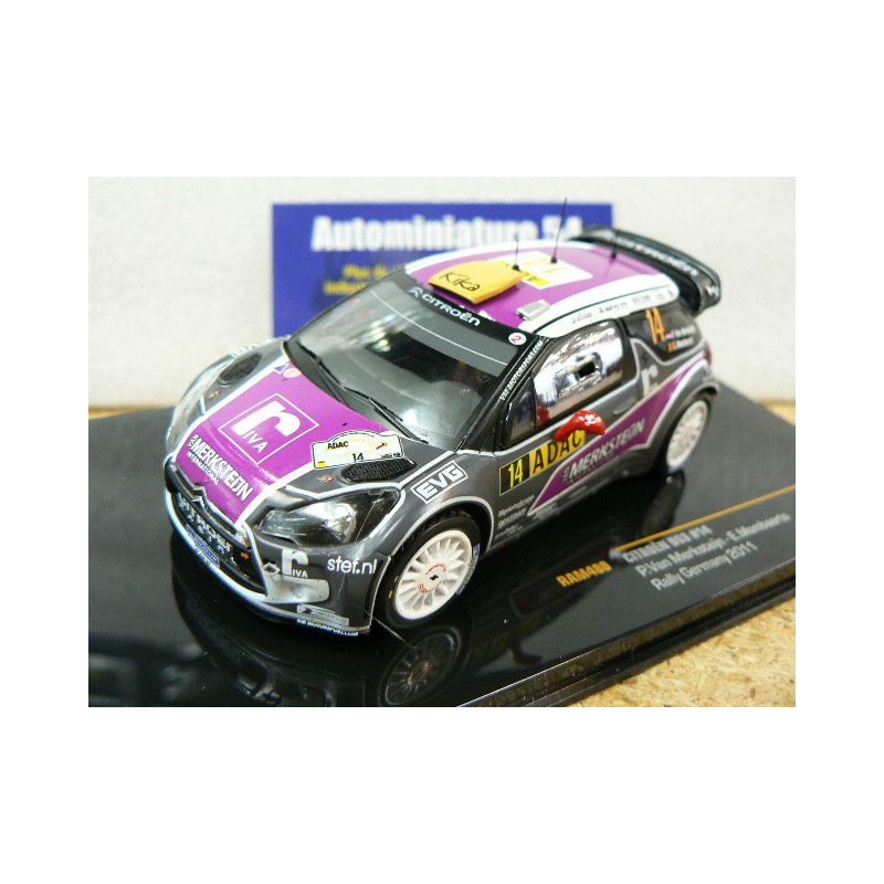 2011 Citroen DS3 WRC n°14 Merksteijn - Mombaerts Germany RAM480 Ixo Model