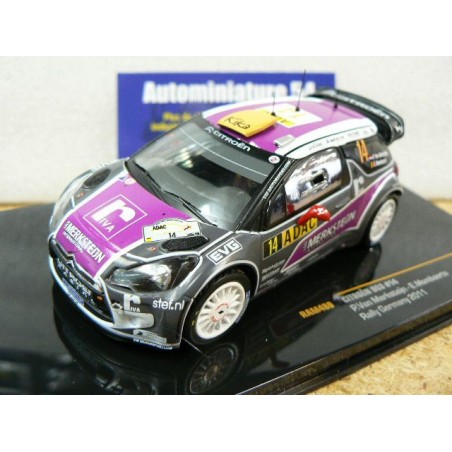 2011 Citroen DS3 WRC n°14 Merksteijn - Mombaerts Germany RAM480 Ixo Model