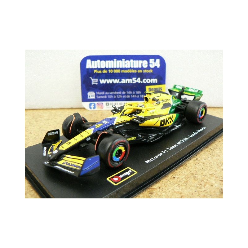 2024 McLaren MCL38 n°4 Lando Norris Monaco GP 18-38215-4Mo Bburago Racing