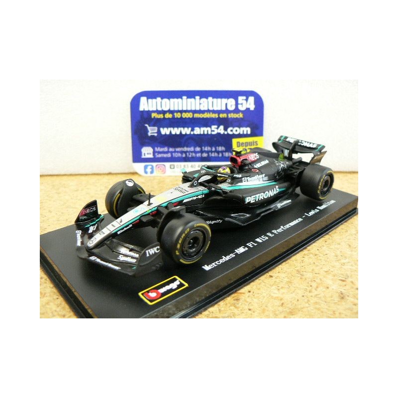 2024 Mercedes AMG W15 n°44 Hamilton 18-38209-44 Bburago Racing