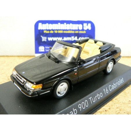 Saab 900 Turbo 16 cabriolet Black 1992 810045 Norev