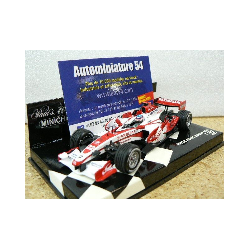 2007 Super Aguri Honda SA07 Sato 400070022 Minichamps