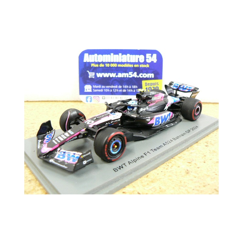 2024 Alpine BWT F1 Team A524 n°10 Pierre Gasly Bahrain GP S9517 Spark Model