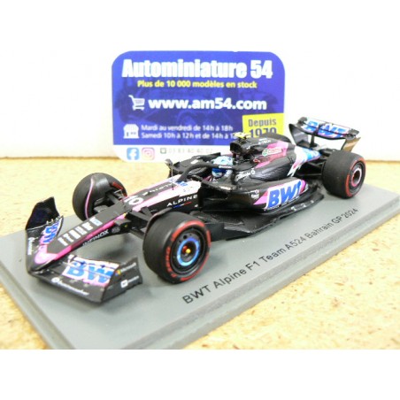 2024 Alpine BWT F1 Team A524 n°10 Pierre Gasly Bahrain GP S9517 Spark Model