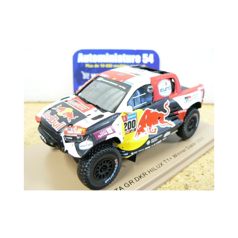 2023 Toyota GR DKR Hilux T1+ n°200 Al-Attiyah - Baumel 1st Winner Rally Dakar S5871 Spark Model