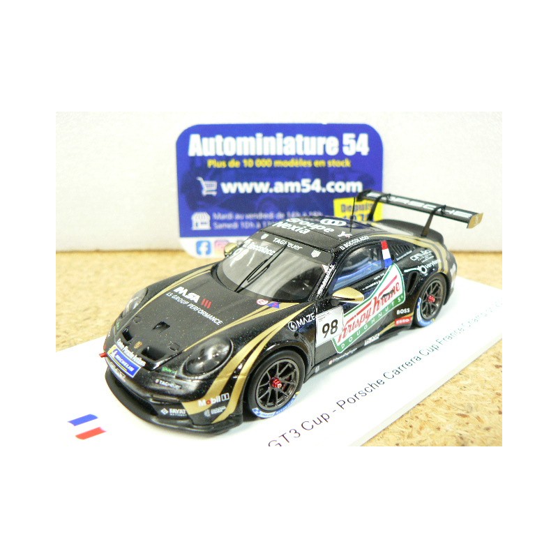 2023 Porsche 911 - 992 GT3 Carrera Cup France n°98 Dorian Boccolacci SF310 Spark Model