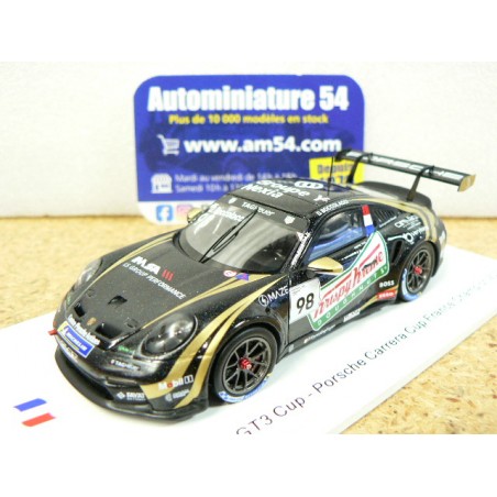 2023 Porsche 911 - 992 GT3 Carrera Cup France n°98 Dorian Boccolacci SF310 Spark Model