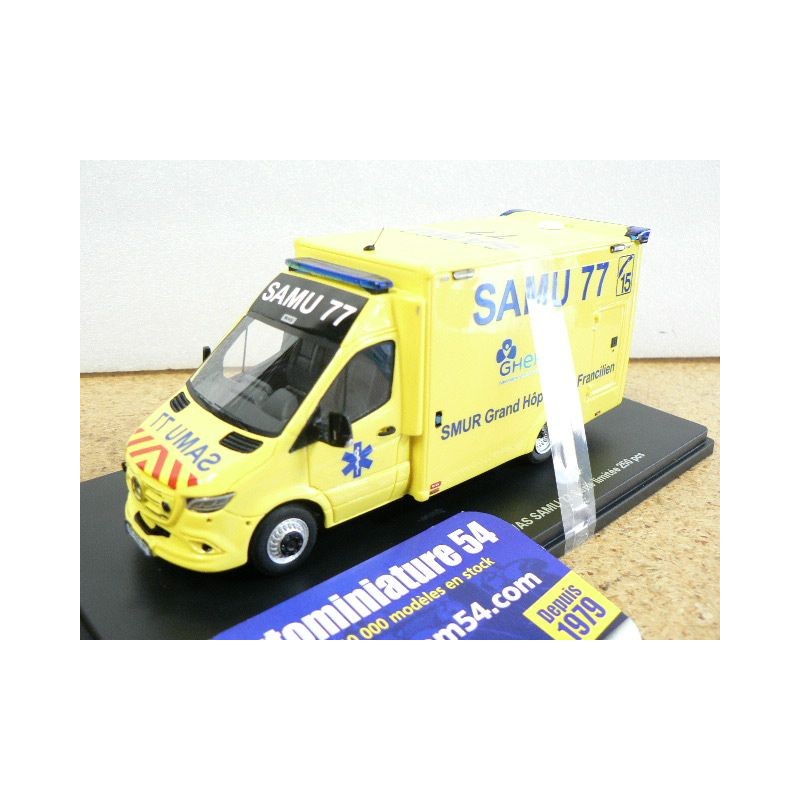 Mercedes Benz Sprinter WAS SAMU 77 SMUR Grand Hopital Est Francilien Ref 407 Perfex