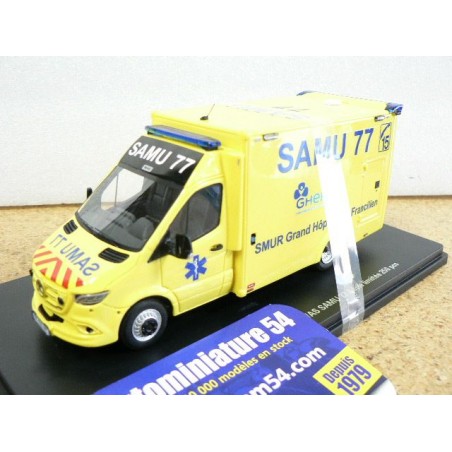 Mercedes Benz Sprinter WAS SAMU 77 SMUR Grand Hopital Est Francilien Ref 407 Perfex