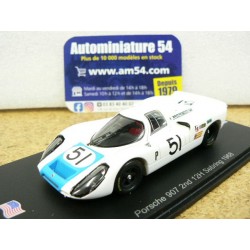 1968 Porsche 907 n°51 Elford - Neerpasch 2nd Sebring US272 Spark Model
