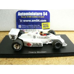 1983 Arrows A6 n°30 Thierry Boutsen German GP S5791 Spark Model