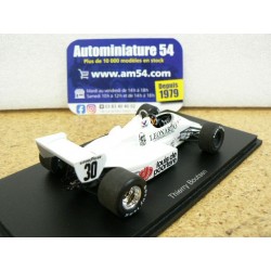 1983 Arrows A6 n°30 Thierry Boutsen German GP S5791 Spark Model