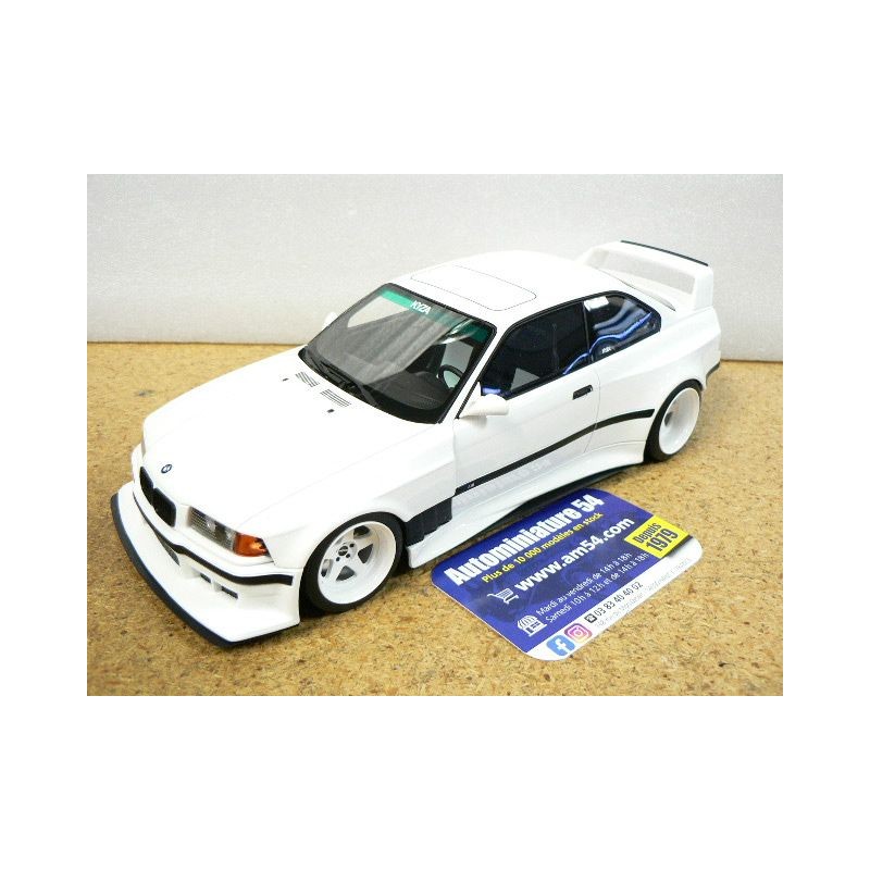 BMW E36 Khyzyl Saleem 2022 Ottomobile 1/18 – Modèle Blanc Résine