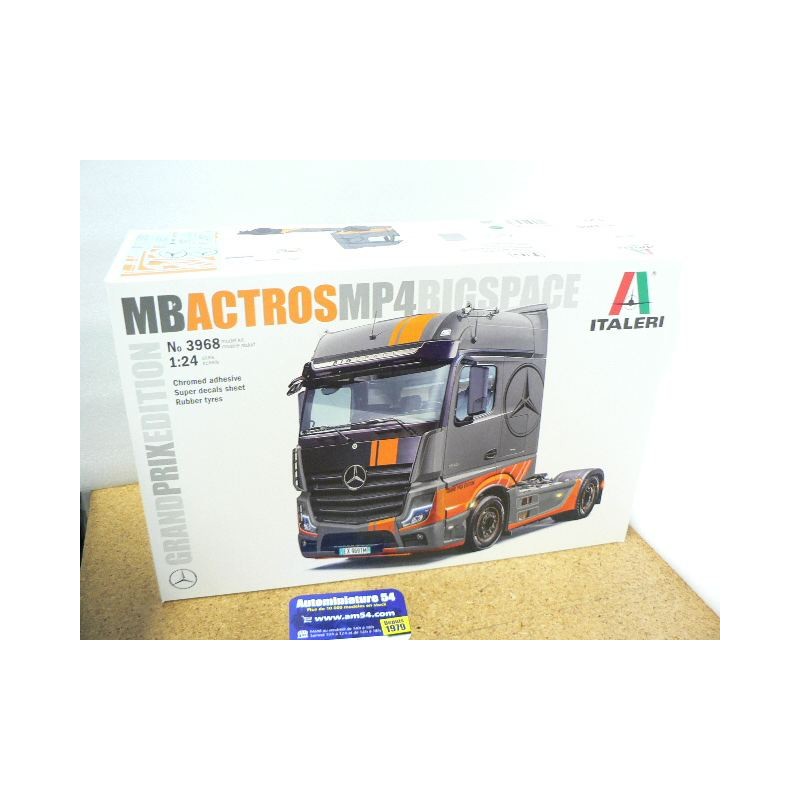 Mercedes Benz Actros MP4 BigSpace Grand Prix Edition n°3968 Italeri  Maquette