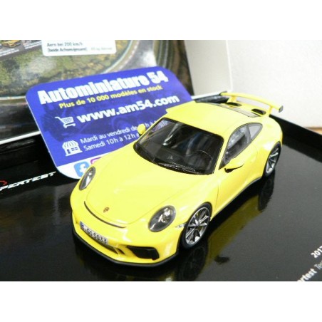 Porsche 911 - 991.2 GT3 2017 Yellow "Sport Auto" 25th Anniversary 410066029 Minichamps