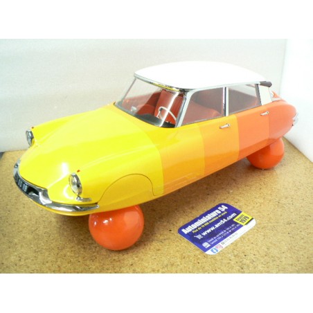 Citroen DS 19 Sur ballons 1959 Nuancier d'Orange 1/12 121581 Norev