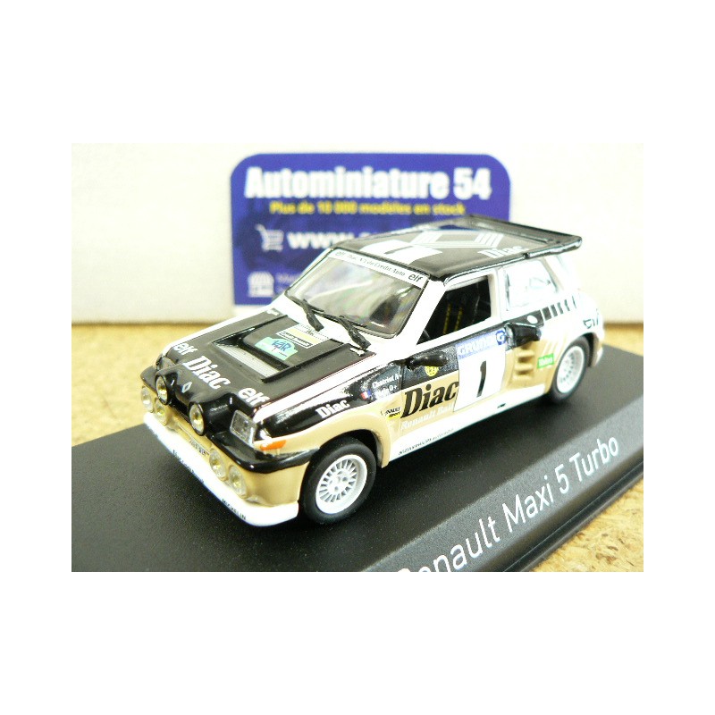 1986 Renault Maxi 5 Turbo n°1 Chatriot - Périn Rally du Var 510621 Norev