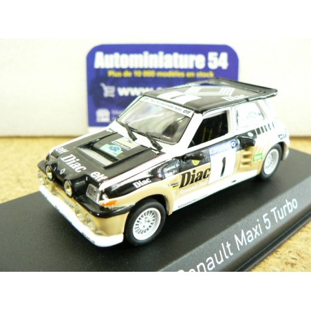 1986 Renault Maxi 5 Turbo n°1 Chatriot - Périn Rally du Var 510621 Norev