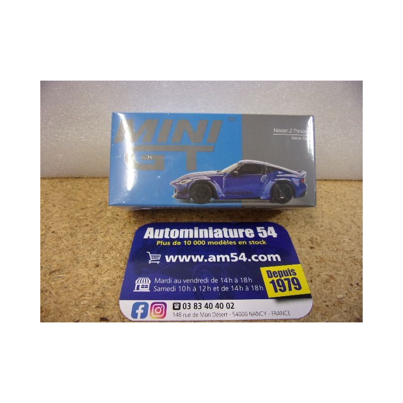 Nissan Z Pandem Seiran Blue MGT00778 Mini GT