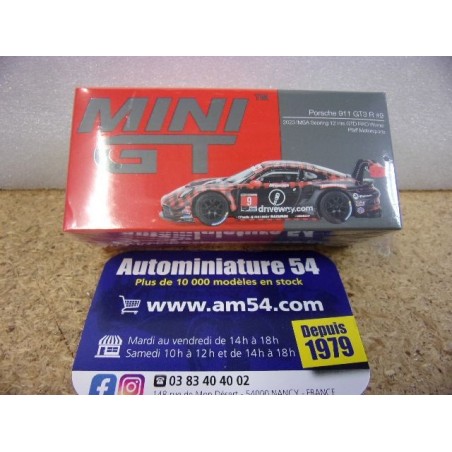 2023 Porsche 911 GT3 R GTD n°9 1st Winner GTD Pro Sebring 12H MGT00770 True Scale Models Mini GT