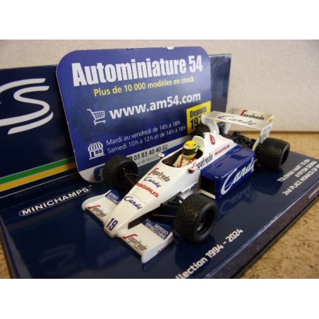 1984 Toleman Hart TG 184 n°19 Ayrton Senna 2nd Place Monaco Dirty Version  540843399 Minichamps