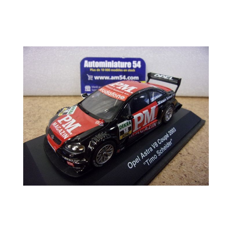 2003 Opel Astra V8 Coupé n°18 Timo Scheider 04886 Schuco