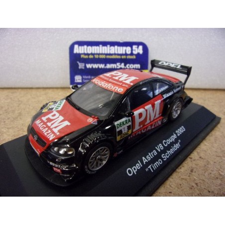 2003 Opel Astra V8 Coupé n°18 Timo Scheider 04886 Schuco