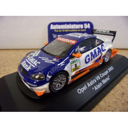 2003 Opel Astra V8 Coupé n°8 Alain Menu 04889 Schuco