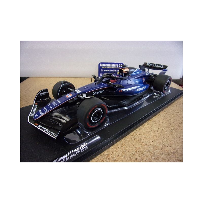 2024 Williams FW46 n°23 Alex Albon Saudi Arabia GP S1814401 Solido