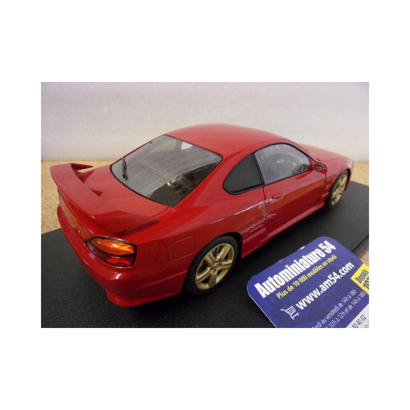 Nissan Silvia S15 Spec-R Aero 1999 1:18 Solido Vermelho - 20 anos! Loja on-line de miniaturas colecionáveis