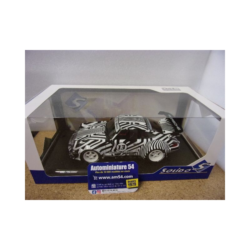 Solido 1/18 - Porsche 911 RWB The Zebra Camouflage, édition 2022, Neuve