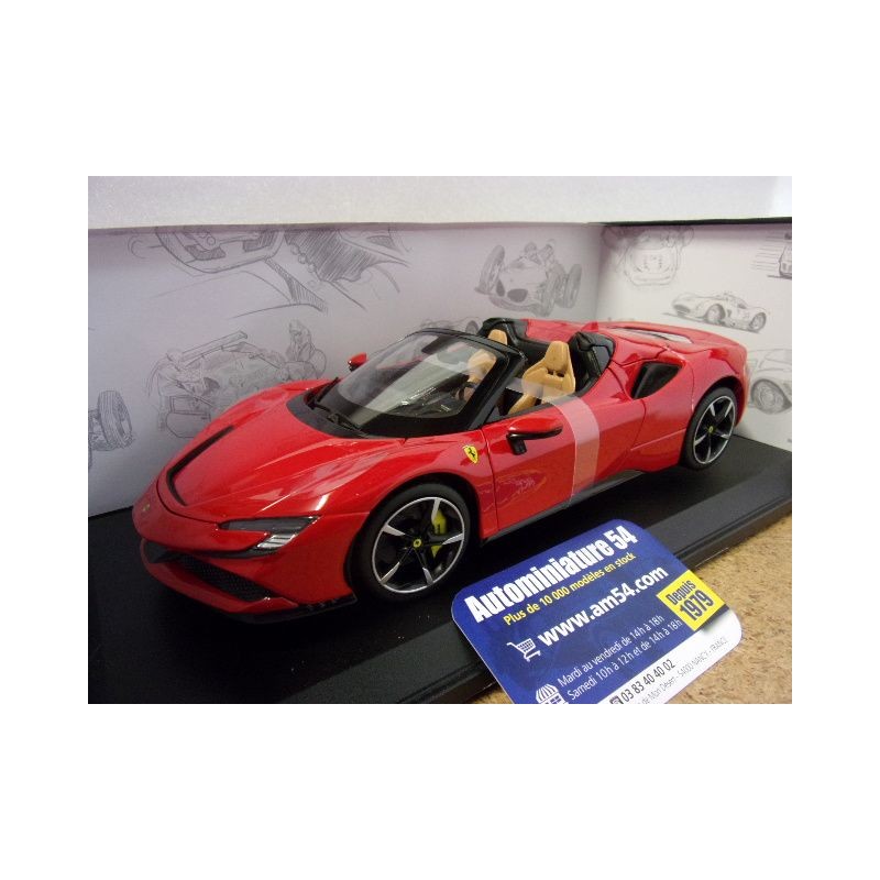 Ferrari SF90 Spider Red- Black 18-16016 Bburago Race&Play