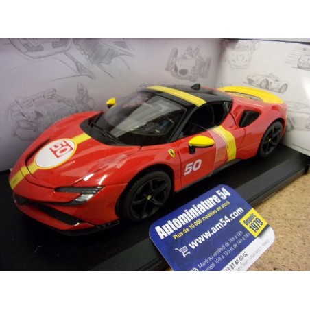 Ferrari SF90 Stradale Red Assetto Fiorano Le Mans 18-16021 Bburago Race&Play