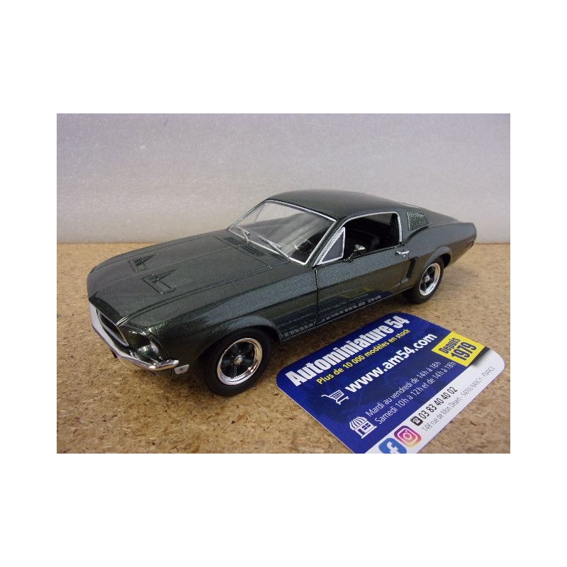 Ford Mustang GT 1968 Bullitt Steve McQueen green84038 Greenlight