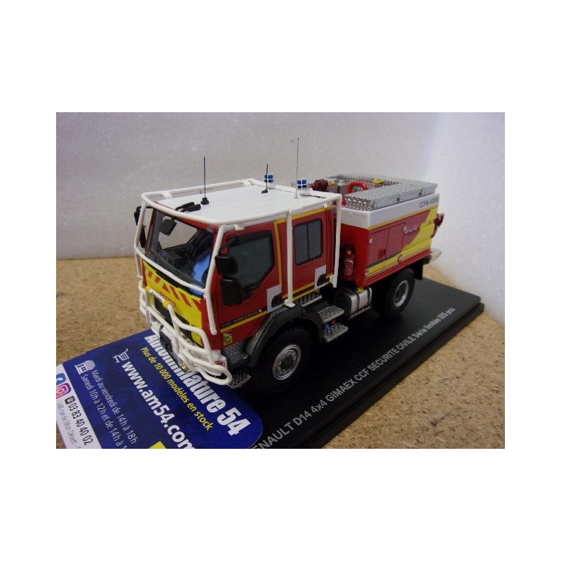 Renault D14 Gimaex CCFM U Gimaex Securité Civile Pompier Alerte0155