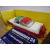 Ford Crown Victoria Red - White 1955 94202 YatMing Lucky Die Cast
