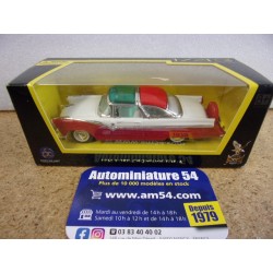 Ford Crown Victoria Red - White 1955 94202 YatMing Lucky Die Cast