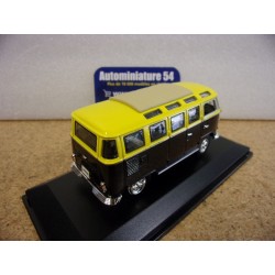 Volkswagen T1 Microbus 1962 Samba 23 fenêtres Yellow 43209YL  Lucky Die Cast YatMing