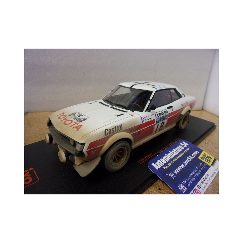 1977 Toyota Celica 2000GT RA21 n°18 Therier - Vial RAC Rally 18RMC189C Ixo Models