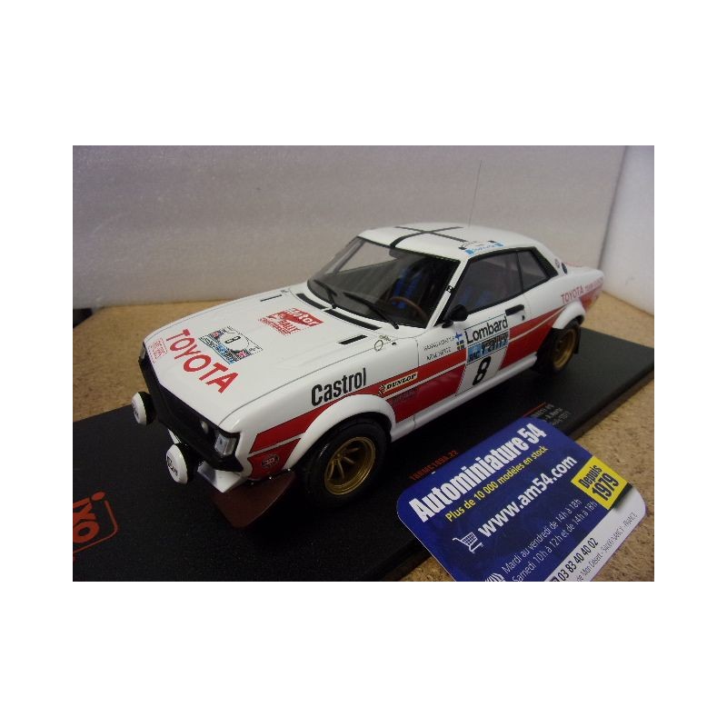 1977 Toyota Celica 2000GT RA21 n°8 Mikkola - Hertz RAC Rally 18RMC189A Ixo Models