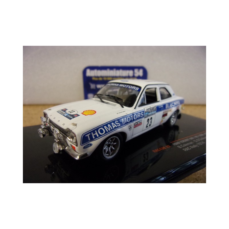 1974 Ford Escort RS 1600 MK1 n°23 Coleman - o'Sullivan RAC Rally RAC439 Ixo Models