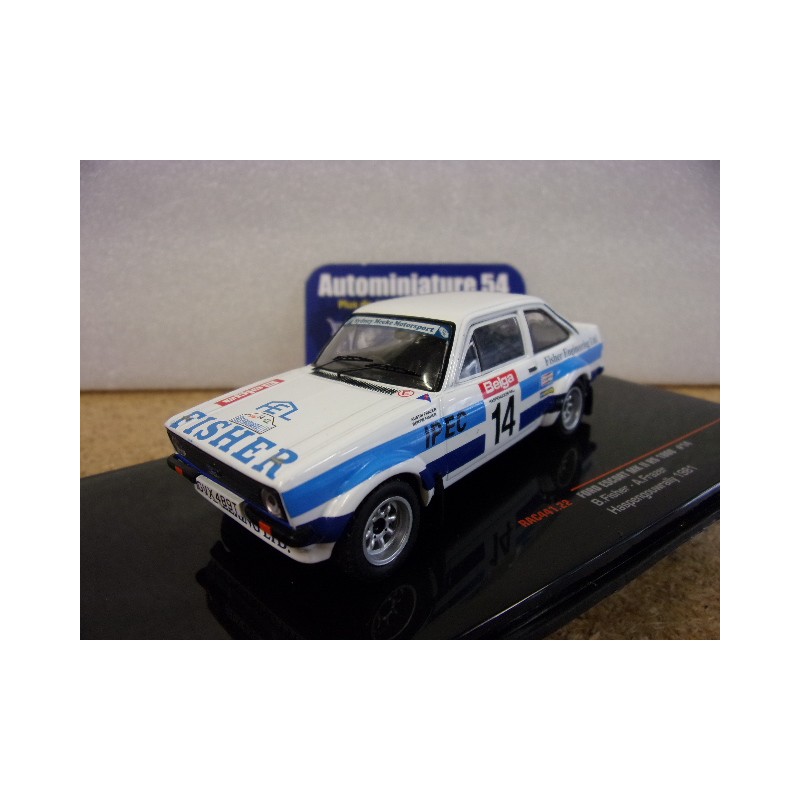 1981 Ford Escort RS 1800 MK2 n°14 Fisher - Frazer RAC441 Ixo Models