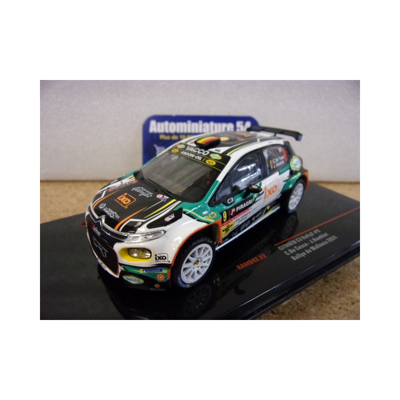 2024 Citroen C3 Rally2 n°9 De Cecco - Humblet Rally de Wallonie RAM942 Ixo Model