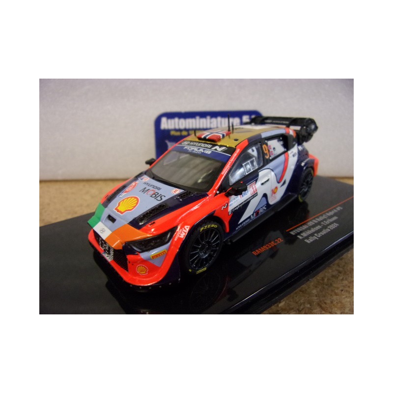 2024 Hyundai i20 N Rally1 n°9 Mikkelsen - Eriksen Croatia RAM933C Ixo Models