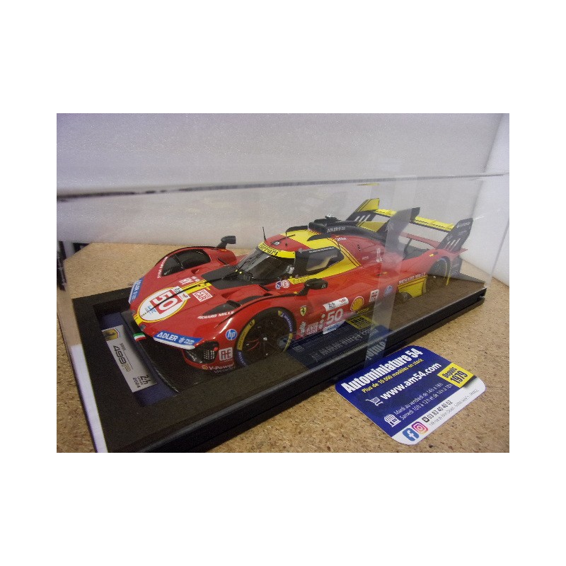 2024 Ferrari 499P AF Corse n°50 Fuoco - Molina - Nielsen 1st Winner Le Mans LS18LM048 Look Smart