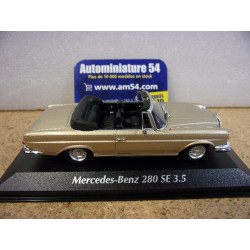 Mercedes Benz 280 SE 3.5 Cabrio Gold 1970 940038130 MaXichamps